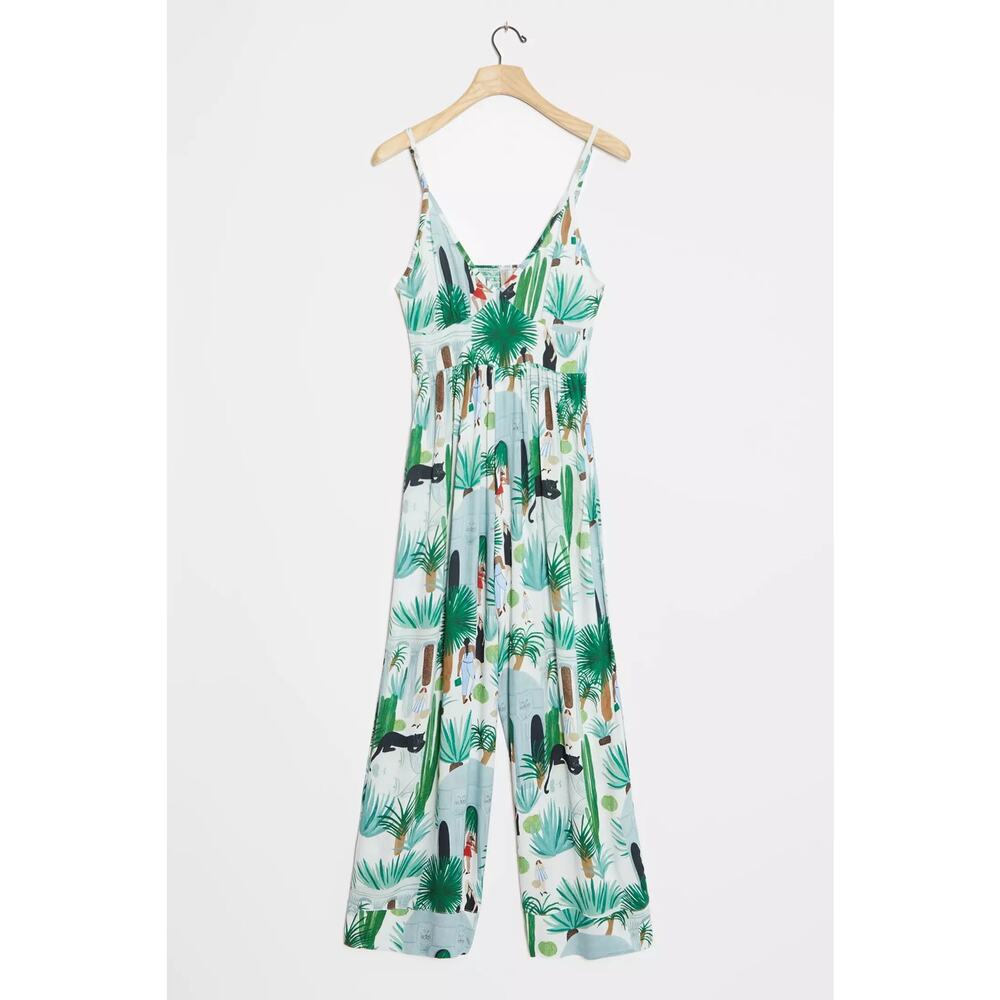 Anthropologie Isabelle Feliu Jungle Print Jumpsuit